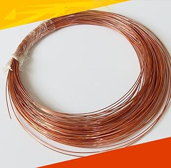 Amazon | 赤銅導電性銅線、T2純銅線、赤銅線、細銅線、0.5、0.8、1、2